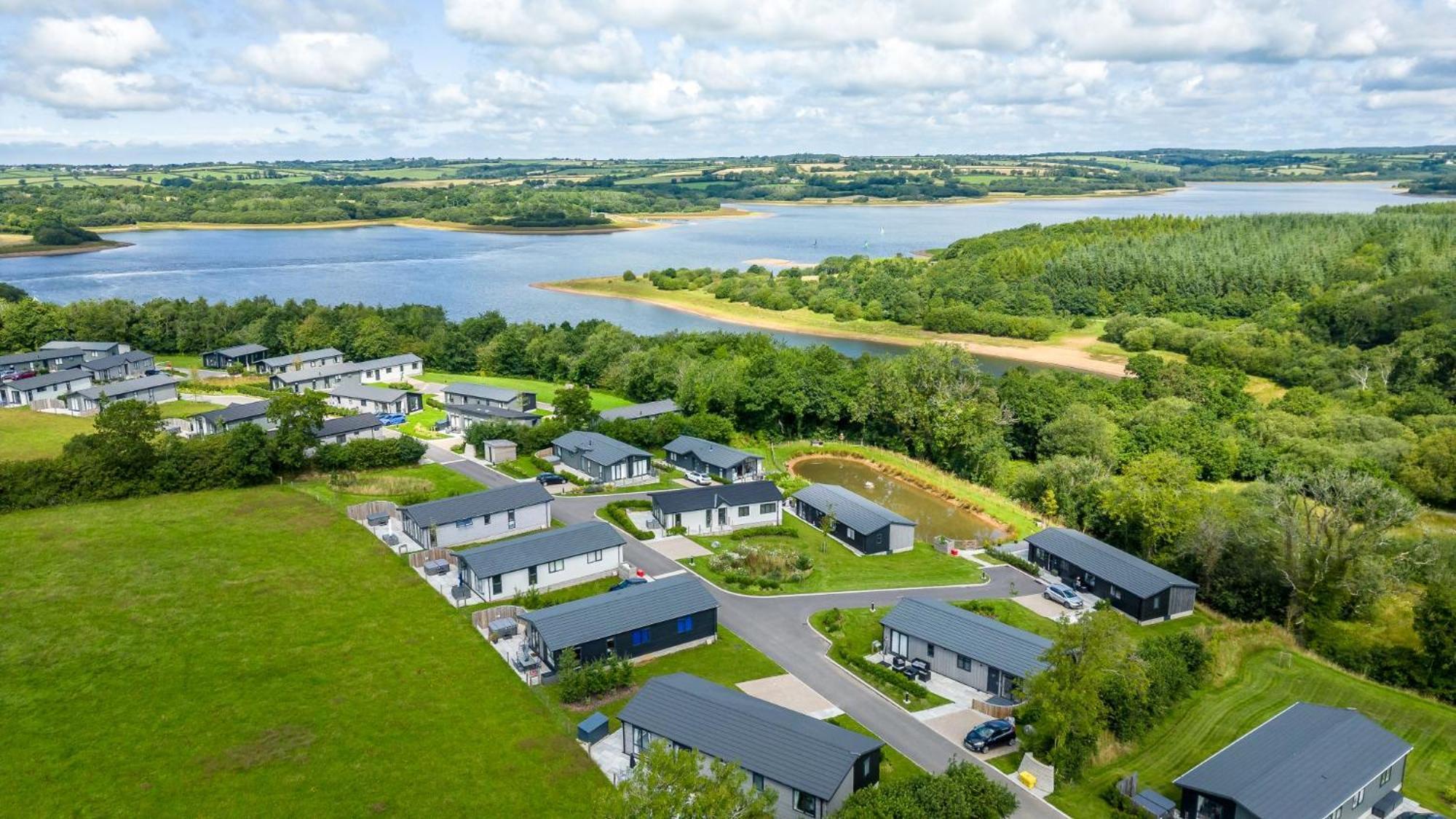 Primrose Lodge, 25 Roadford Lake Lodges Lifton Bagian luar foto